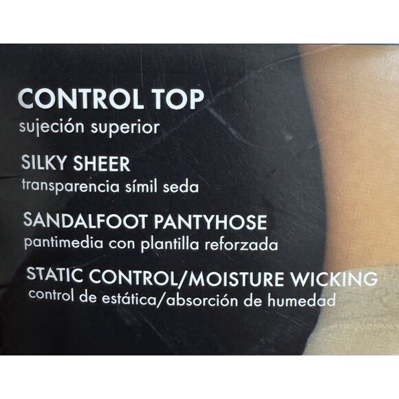 4*NEW VTG George Fashion Pinstripe Control Top Legwear Coffee Medium‎ Bundle - Picture 2 of 5